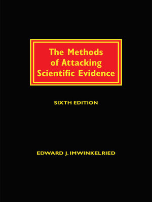 cover image of The Methods of Attacking Scientific Evidence